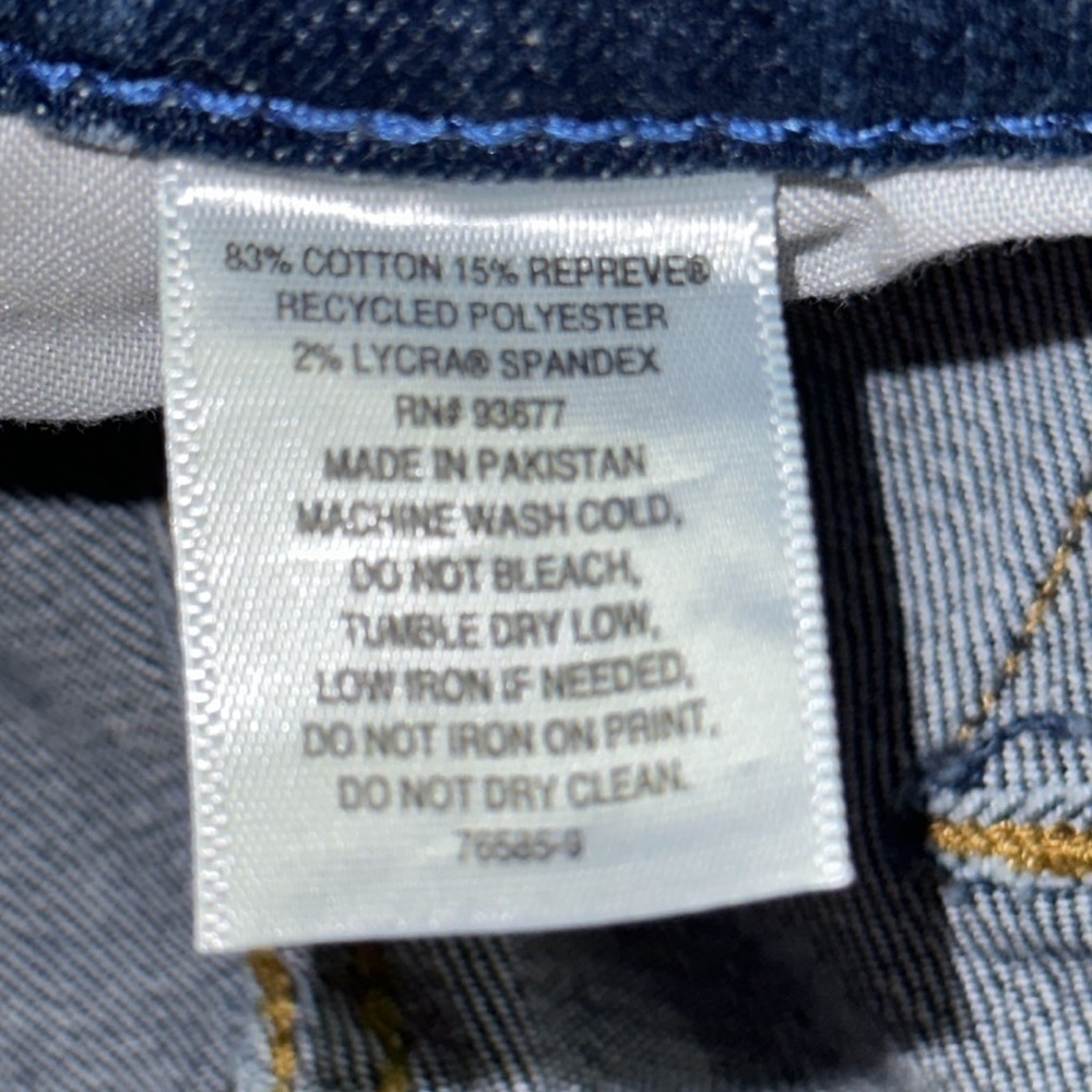Arizona Jean Co Bootcut Advance Flex 360 Denim Five Pocket Jean Indigo 34/30 NWT - Picture 8 of 8